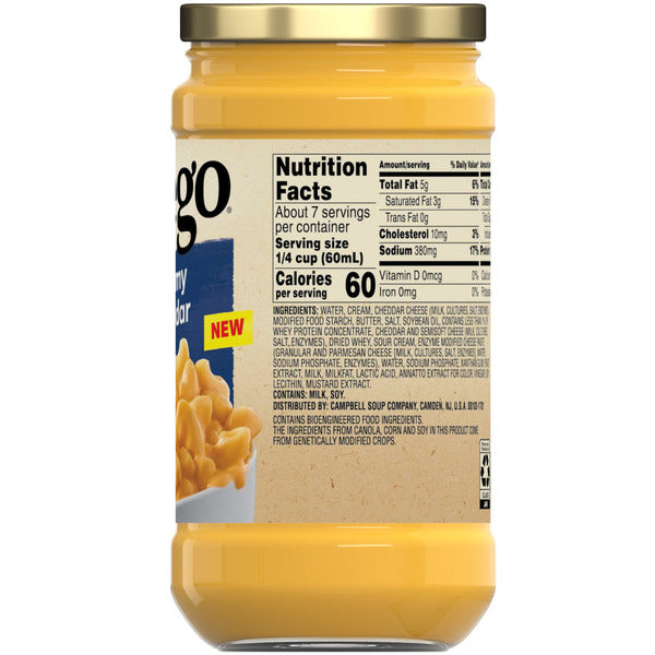 Prego Creamy Cheddar Cheese Sauce