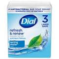 Dial Antibacterial Bar Soap, Refresh & Renew, Spri...
️