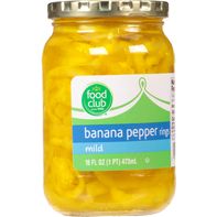 Food Club Banana Pepper Rings, Mild️