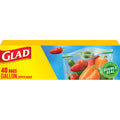 Glad Zipper Gallon Food Storage Plastic Bags