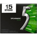 5 GUM Spearmint Rain Sugar Free Chewing Gum️
