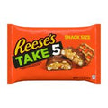 Reese's TAKE 5 Pretzel, Peanut and Chocolate Snack Size, Candy Bag, 11.25 oz