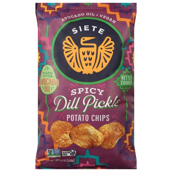 Siete Spicy Dill Pickle Potato Chips