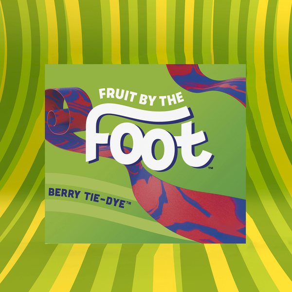 Fruit by the Foot Gluten Free Berry Tie Dye Fruit Flavored Snacks