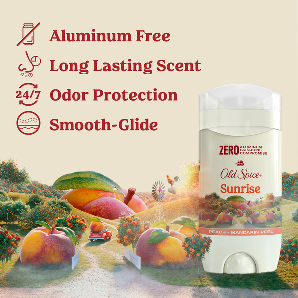 Old Spice Deodorant for Men in Sunrise, Aluminum Free