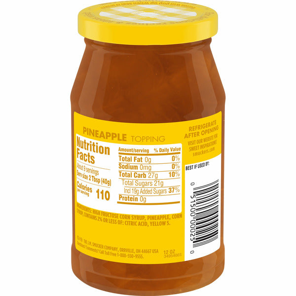 Smucker's Pineapple Topping