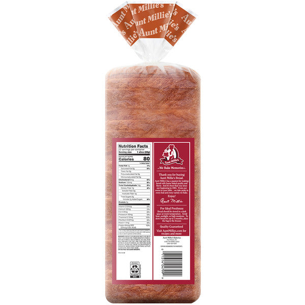 Aunt Millie's Honey Wheat Bread