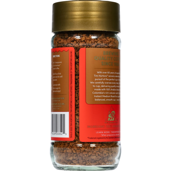 Tim Hortons 100% Arabica Medium Roast Colombian Premium Instant Coffee