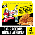 Dave's Killer Bread Oat-Rageous Honey Almond Organic Snack Bars, 4 Individually Wrapped Snack Bars