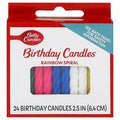 Betty Crocker Birthday Candles, Rainbow Spiral️