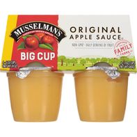 Musselman's Apple Sauce, Original, Big Cup️