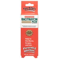 Bacitraycin Plus First Aid Pain Reliever, Maximum ...
️