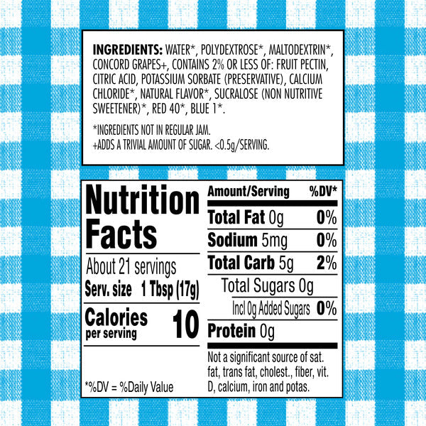 Smucker's Sugar Free Concord Grape Jam