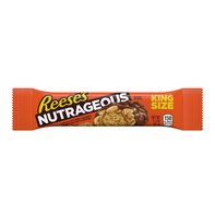 Reese's NUTRAGEOUS Chocolate, Peanut Butter, Caramel and Peanut King Size, Candy Bar, 3.1 oz