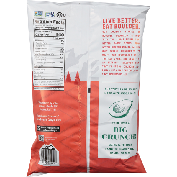 Boulder Canyon Sea Salt Tortilla Chips