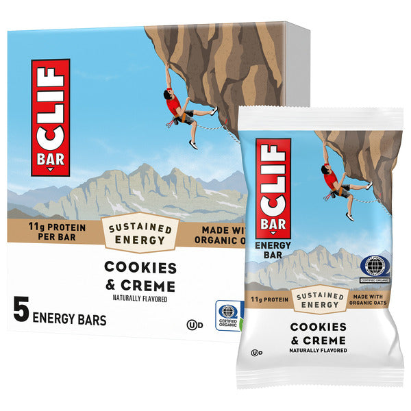 CLIF BAR Energy Protein Bars, Cookies & Creme, Non-Gmo 12 oz