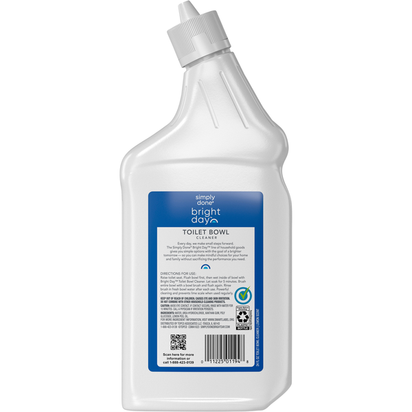Simply Done Toilet Bowl Cleaner, Lemon Scent