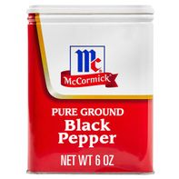 McCormick Pure Ground Black Pepper️