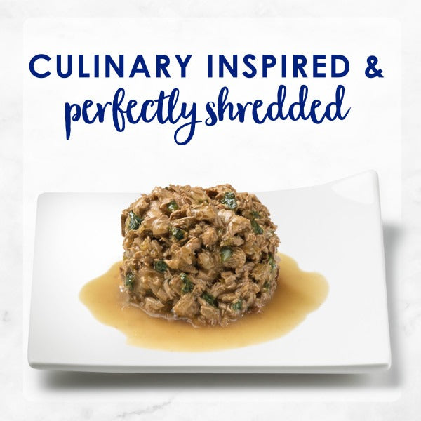 Purina Fancy Feast Grain Free Broth Wet Cat Food, Medleys Shredded Tuna Fare With Garden Greens