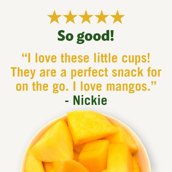 Del Monte Diced Mangos in Light Syrup