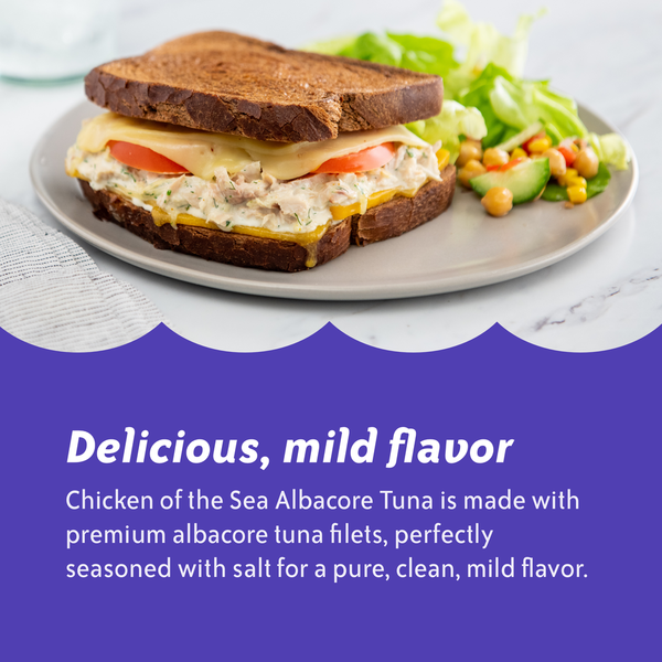 Chicken of the Sea Solid White Premium Wild Caught Tuna in Water
