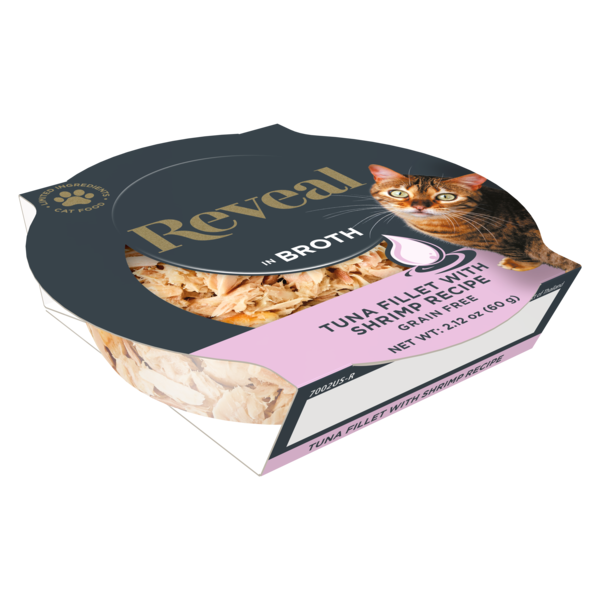 Reveal Natural Wet Cat Food, Tuna with Shrimp in Broth