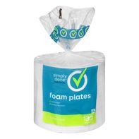 Simply Done Foam Plates, 8-7/8 Inch️
