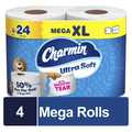 Charmin Toilet Paper Ultra Soft,  Mega XL Rolls