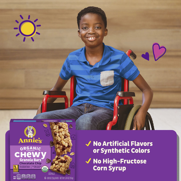 Annie's Organic Chocolate Chip Chewy Granola Bars
