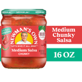 Newman's Own Salsa, Chunky, Medium, Bolder Flavor