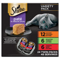 SHEBA PERFECT PORTIONS Perfect Portions Wet Cat Food Pate Variety Pack, 2.6 oz. Twin-Pack Trays (24 Count)