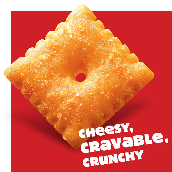 Cheez-It Cheddar Jack Cheese Crackers, Baked Snack Crackers, 12.4 oz