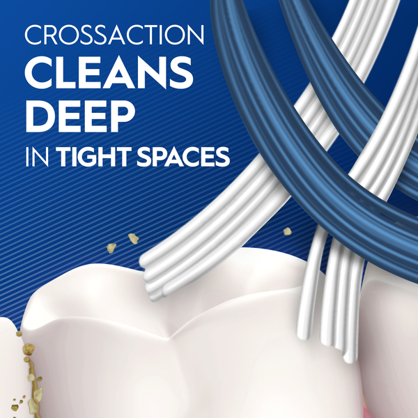 Oral-B Pro Clean Cross Action Toothbrush, Medium, 1 Count