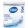 Dial Antibacterial Bar Soap, Refresh & Renew, Whit...
️