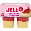 Jell-O Original Strawberry Ready-to-Eat Cheesecake...
️