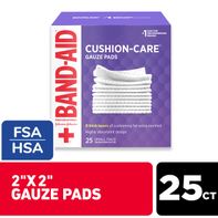 BAND-AID Small Cushion Care Thick Gauze Pads, 2 in...
️