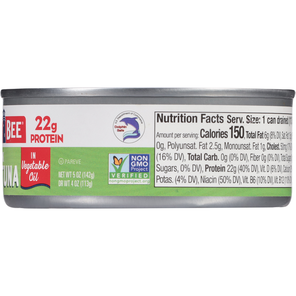 Bumble Bee Chunk in Vegetable Oil Light Tuna