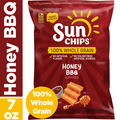 Sun Chips Whole Grain Snacks, Honey BBQ