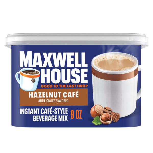Maxwell House Hazelnut Cafe Instant Cafe-Style Beverage Mix