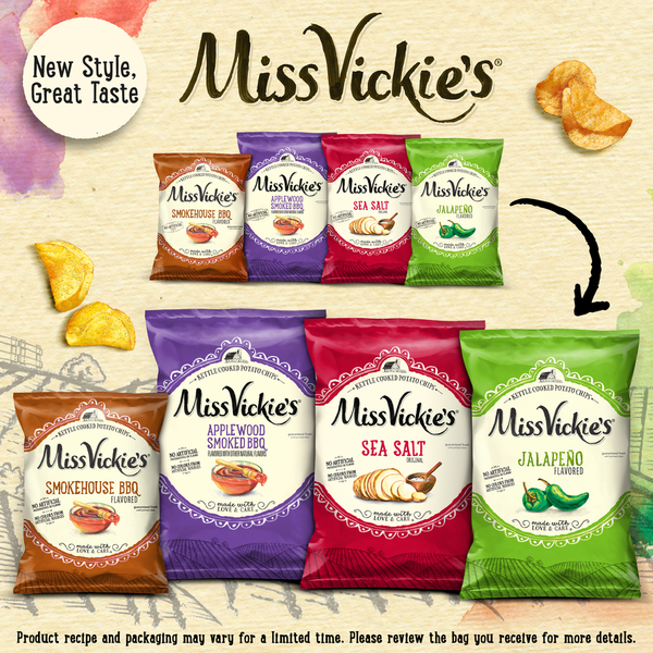 Miss Vickie's Jalapeno Kettle Cooked Potato Chips