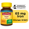Nature Made Iron 65mg Tablets