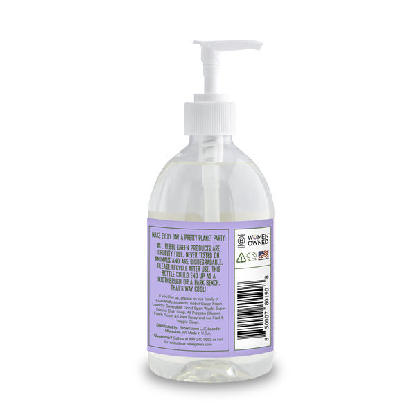 Rebel Green Hand Soap, Lavender & Grapefruit