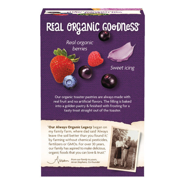 Nature's Path Organic Frosted Wildberry Acai Toaster Pastries