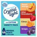 Crystal Light Energizing Variety Pack, Peach Mango, Wild Strawberry, Citrus & Grape Assortment