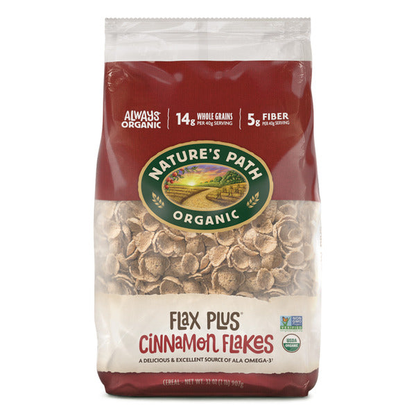 Nature's Path Flax Plus Cinnamon Flakes Cereal
