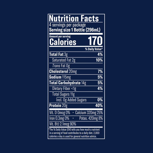 Chobani Zero Added Sugar Lactose Free Greek Strawberries & Cream Yogurt Protein Drink