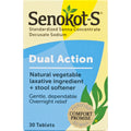 Senokot Dual Action Natural Vegetable Laxative Ingredient Plus Stool Softener Tablets
