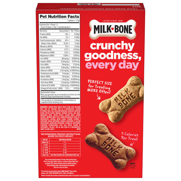 Milk-Bone Mini's Peanut Butter Flavor Dog Treats - 15-Ounce