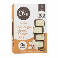 Clio Zero Sugar, Vanilla Greek Yogurt Bars️