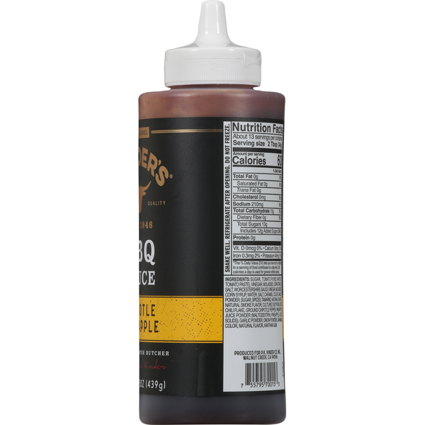 Kinder's Chipotle Pineapple BBQ Sauce